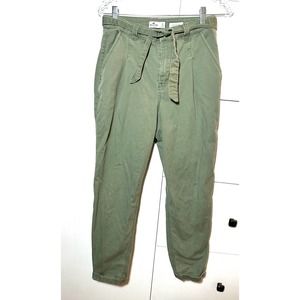 Hollister Ultra High-Rise Olive Green Pants